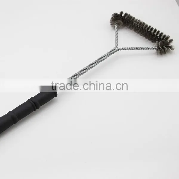 Best Stainless Steel Barbecue Grill Brush With Long Wire Handle photo-3