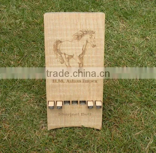 Laser Cut Solid Wooden Stand for Cellphone photo-2