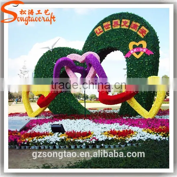 2016 Chinese Boxwood Hedge Artificial Landscape Topiary for Garden Decoration photo-2