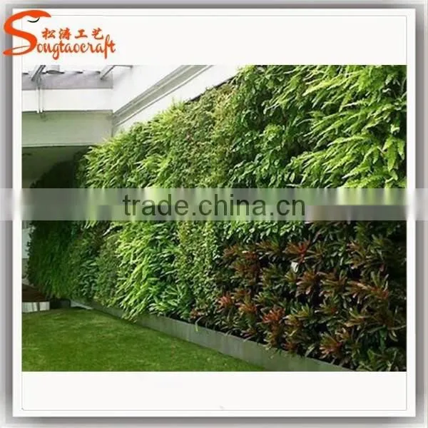 Factory Wholesale Garden Landscaping & Decking Artificial Grass Wall Plastic Grass Green Wall Vertical Planter photo-5