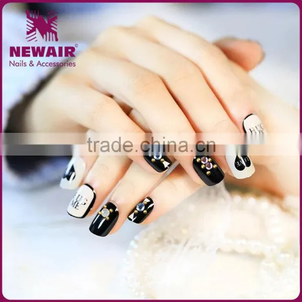 New Air 3D Nail Art Stickers Gold Stones Sticker Mix Design photo-4
