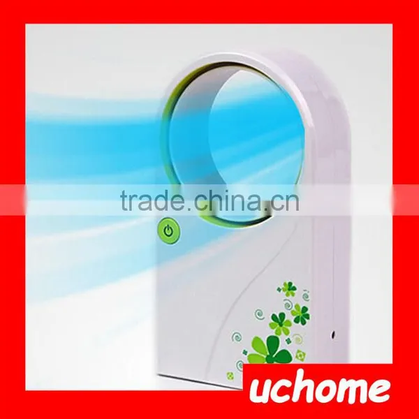 UCHOME New Design Usb Air Condition,mini Bladeless Fan,no Leaf Desk Fan photo-2