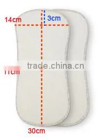 100% Bamboo Cotton Insert, Diaper Insert, Diaper Booster, Nappy Booster photo-6