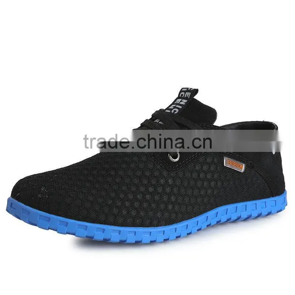 High Quality Summer Leather Mesh Casual Shoes Men Fashion, Adults Casual Shoes Sample From China for Male photo-3