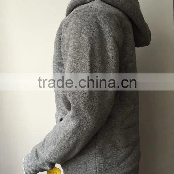 China Supplier Custom Polyester Fleece Fabric Boy Plain Jacket photo-2