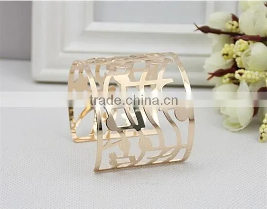 South Korea Popular Music Note Style Hollow Bracelet for Girls Jewelry photo-3