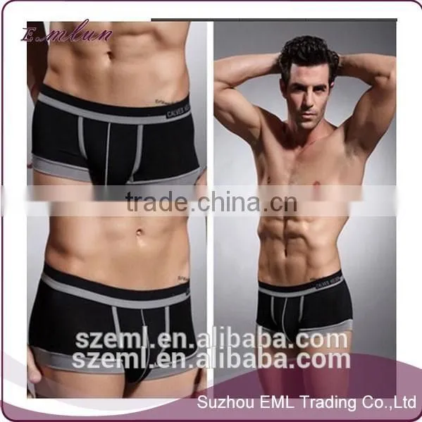 Men Custom Modal Comfortable u Convex Pouch Boxer Underwear photo-5