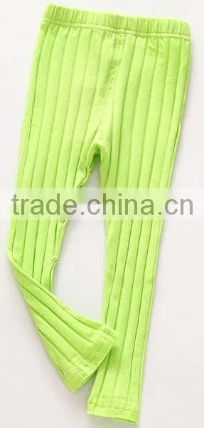Fashion Unique Slim Design Breathable Children Knit Tight Pants/customized Seamed Kids Trousers Design for Girls photo-5