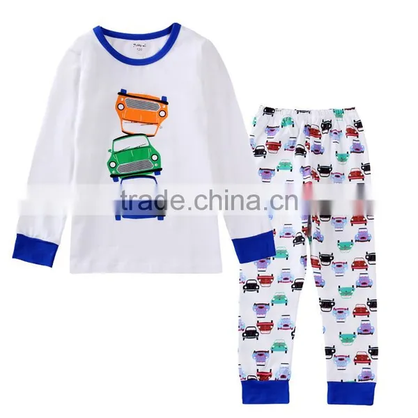 S16064A Wholesale Cotton Children Pajamas Set Two Pieces Sleepwear photo-2