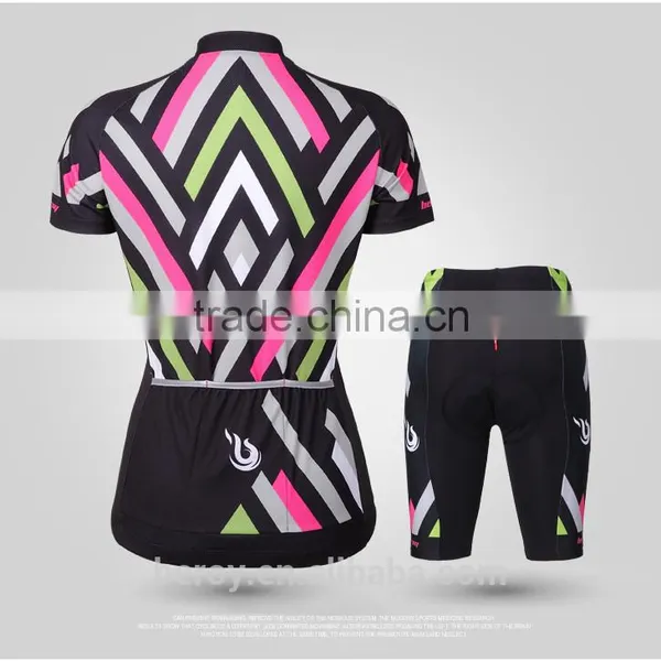BEROY Customized Women's Cycling Tops and Shorts,China Breathable Bike Jersey Set photo-2