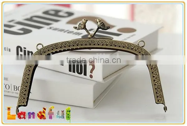 Wholesale Bird Head Kiss Lock Handicraft Supplies Metal Purse Frames photo-4