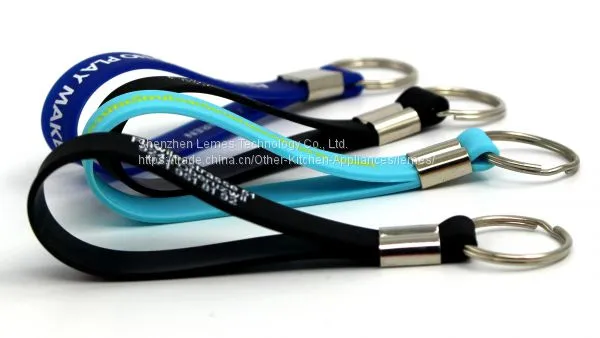 Promotional Beautiful Fashion Design Custom Silicone Key Chains photo-2