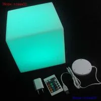 Illuminated Led Cube Chair Outdoor Light of Mini photo-2