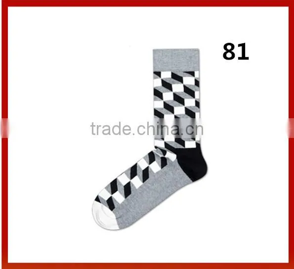 Colorful Compression Man Custom Happy Socks Cotton Tube Sock Factoy photo-3