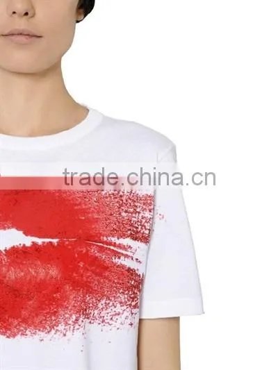 Girl's Fashion Cotton Korea T-shirt Printing Design photo-5