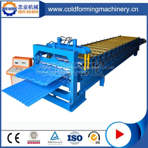 Double Layer Roof Tiles Roll Forming Corrugation Machine photo-2