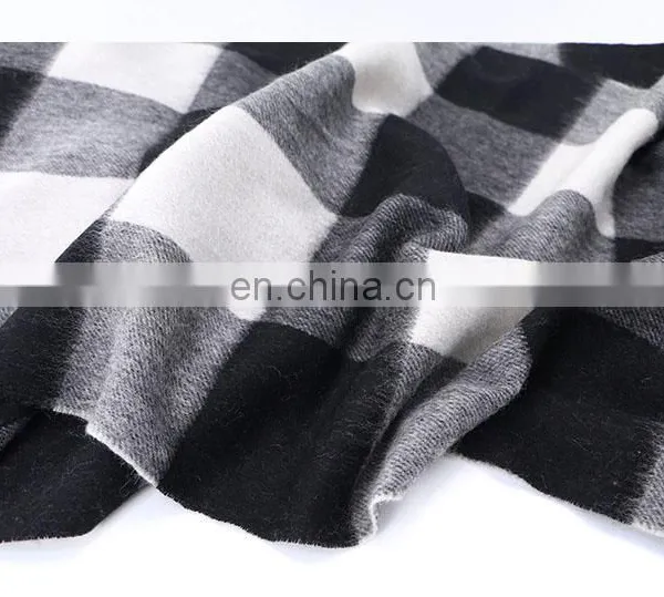 2017 New Big Plaid Cashmere Scarf Wholesale photo-5