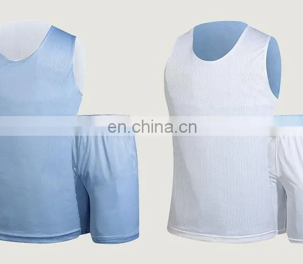 Custom Team Youth Polyester Reversible Basketball Uniforms photo-6