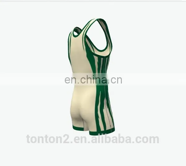 OEM Custom Logo Cheapest Price Summer Men Casual Design 100% Organic Cotton Wrestling Singlet photo-5