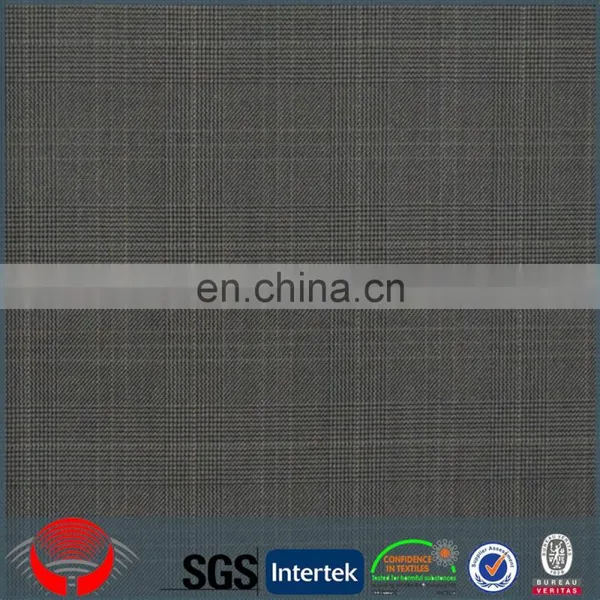 Men Suit tr Check Fabric for Making School Uniforms tr Suiting Fabric in Checks photo-2