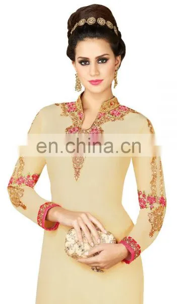 2017 Casual Party Wear Decent Salwar Kameez Suits Dress Materials (salwar Kameez Suits) photo-2