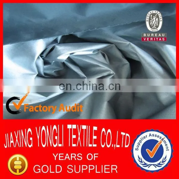 Silver Taffeta for Waterproof Tent Canopy Fabric
