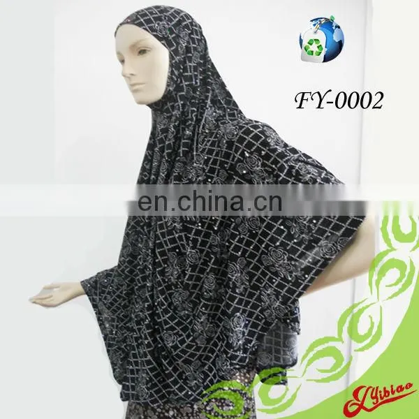 Customized Arab New Style Polyester Hijab Scarf Muslim photo-2
