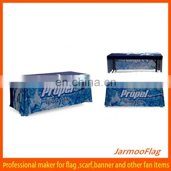 Customized Exhibition Embroidery Table Cloth