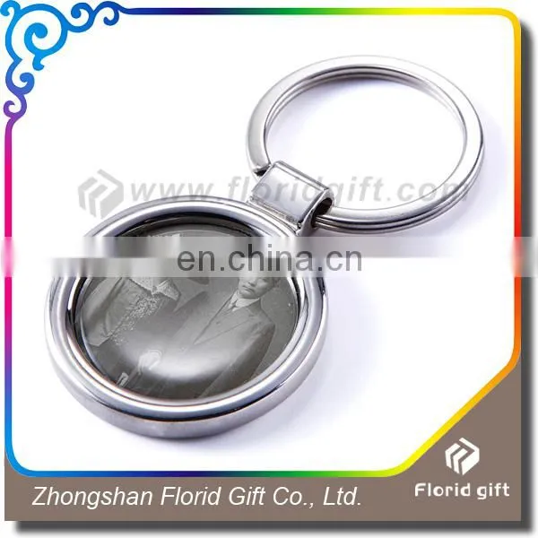 Cheap Hot Selling Promotion Round Custom Metal Keychain photo-5