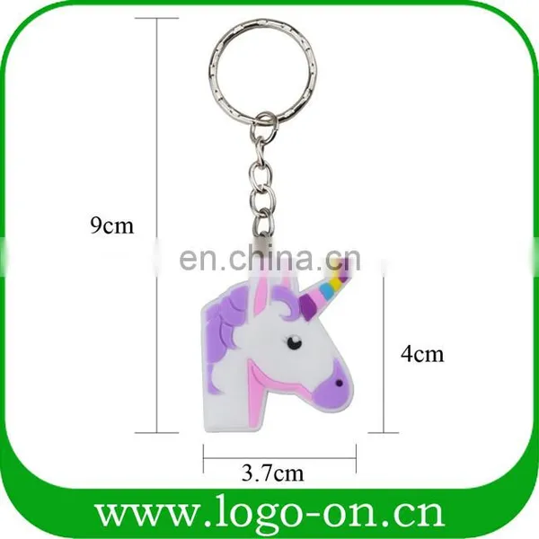 Newest Soft PVC Unicorn Custom Keychain photo-4