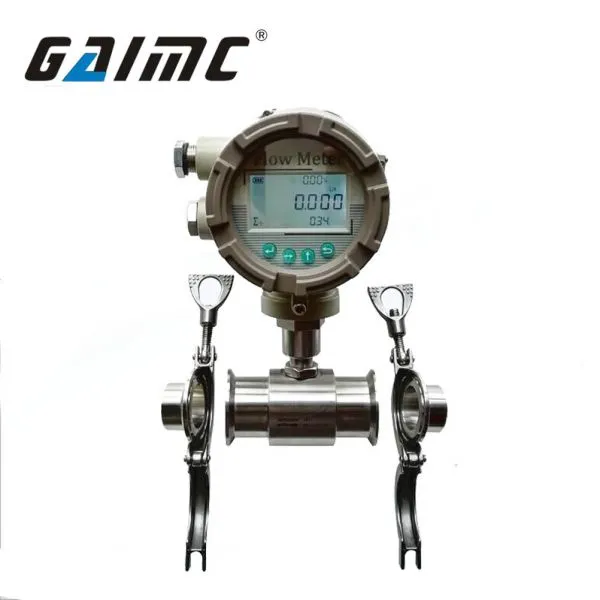 GTF400 Food Grade Sanitary Turbine Liquid Milk Beer Flowmeter photo-4