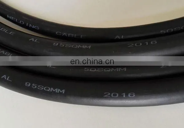 Black Color Aluminum Rubber Welding Cable photo-2