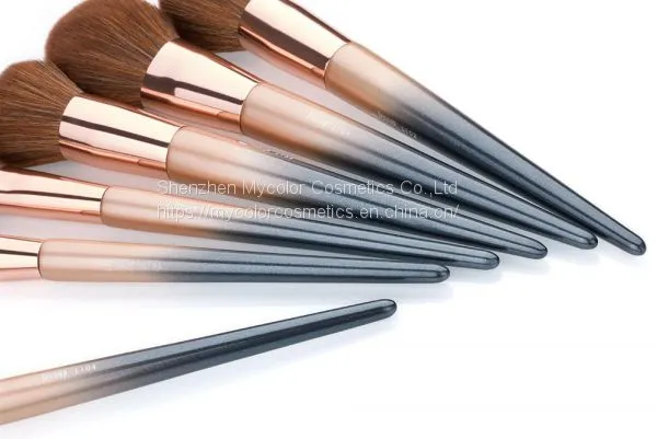 OEM Customized Makeup Brush Contouring Brush Foundation Brush Powder Brush Blush Brush Gradient photo-5