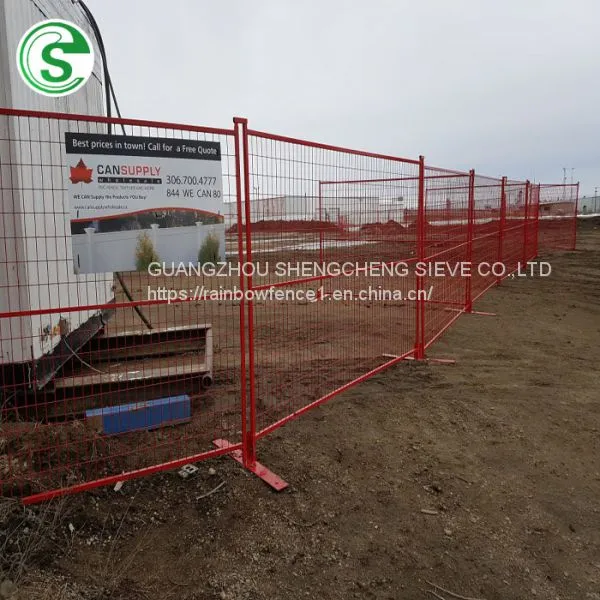 Galvanized Iron Welded Mesh Australia/Canada Powder Coated Temporary Road Fence Barrier photo-3