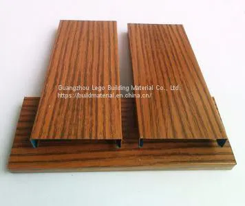 High Side Windproof Aluminum Buckle Ceiling Clubhouse Oak Grain photo-2