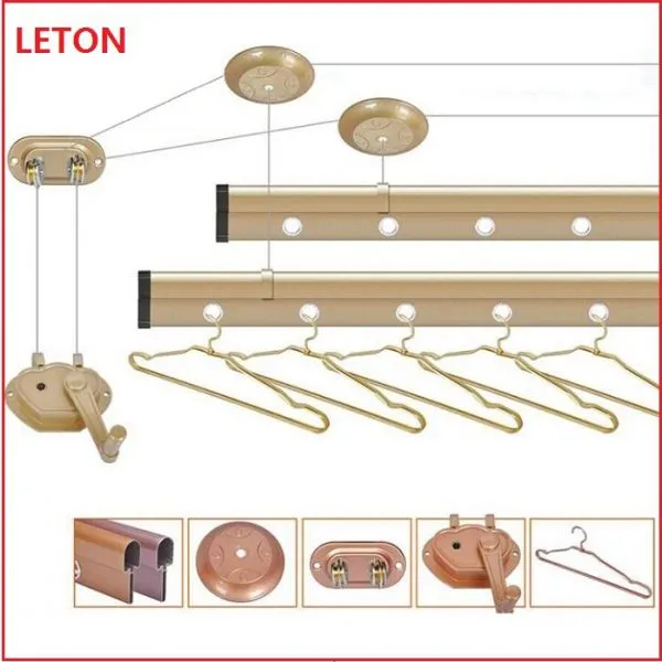 Manua Type Adjustable Ceiling Mounted Clothes Drying Rack at Best Price