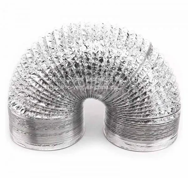 Flexible Aluminum Duct Aluminum Hose Fire Resistant Aluminum Hose Industrial Ducting Hose Supplier