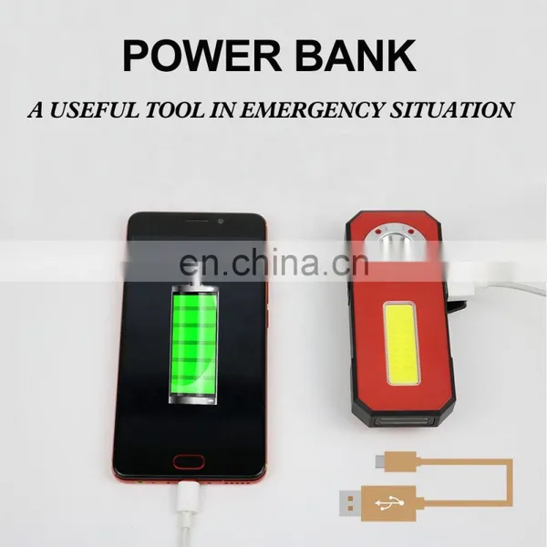 New Type C Rechargeable COB Working Light With Magnetic Base Portable Led Working Lights photo-6