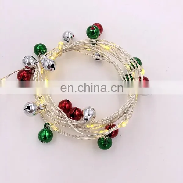 2020 Hot 20L Led Christmas Tree Custom Mini Jingle Bell Fairy Copper Wire Light Holiday Lighting for Home Bedroom Decoration photo-6