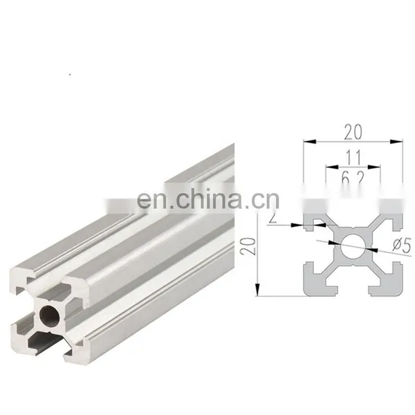 SHENGXIN Custom 40x40 Slot Aluminium Profile Extrusion for Industrial Line photo-2