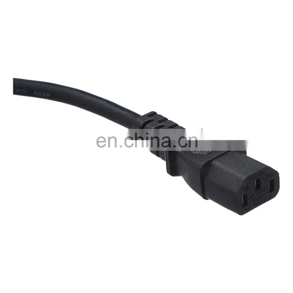 IEC C13 C5 C14 C15 C19 C20 to NEMA 5-15P Plug US Standard Extension AC Power Cord photo-4