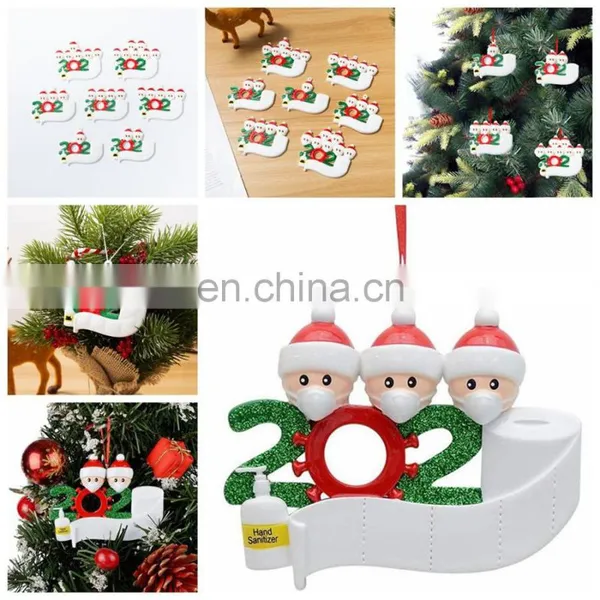 2021 Quarantine Christmas Decoration Supplies Party Decoration Gift Personalized Xmas Tree Ornament All Series for Home photo-3