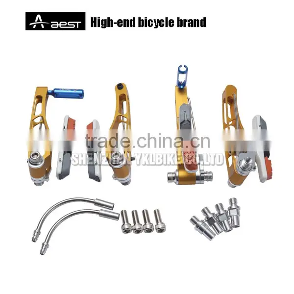 AEST Road Bike V Brake, Long Adjust Distance Brake Arms, Bicycle V-brake Shoes photo-2