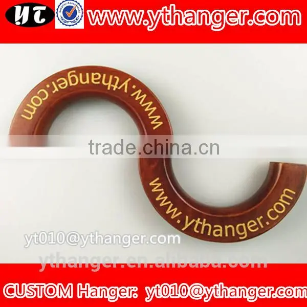 YY0536 Custom Logo Wooden Scarf Ring Trousers Ring for Jeans photo-6