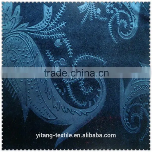 Embossed Vevet Fabric for Fashion Garments photo-3