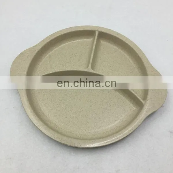 Biodegradable Kids Baby Bamboo Fiber Plate photo-2