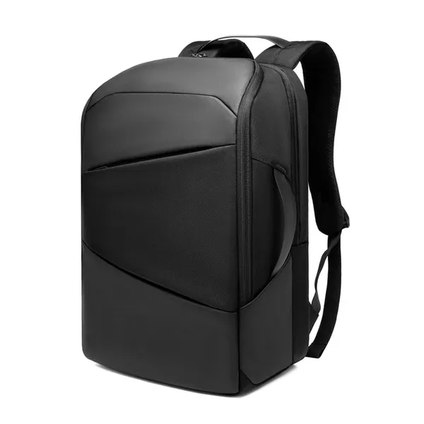 Men's Bag Waterproof Business Travel Notebook Backpack Anti Theft Computer Backpack Black photo-2