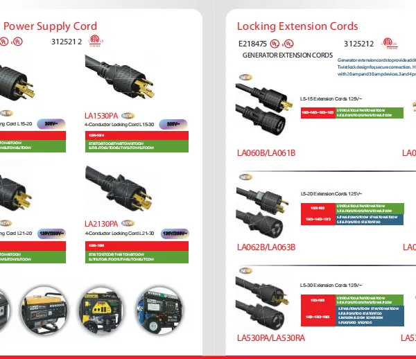 NEMA L6-15、NEMA L6-20P、NEMA L6-30P Locking Power Supply Cord photo-4