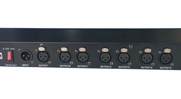 DMX 512 Lighting Splitter 8 Channels photo-3