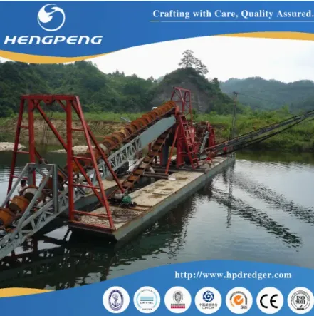 China Heavy-Duty 120m3/T Chain Bucket Iron Dredger With Advanced Warm Technology photo-4